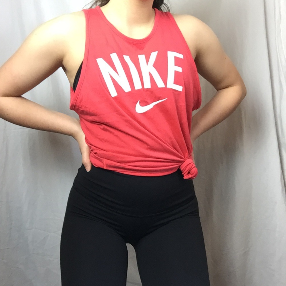 Red Nike Workout Tank Top in Perfect Condition